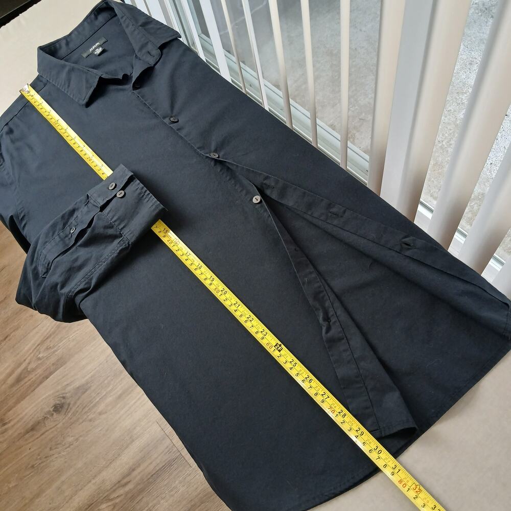 Alfani Black Dress Shirt Mens XXL long sleeve button front collar cotton blend - Picture 14 of 16